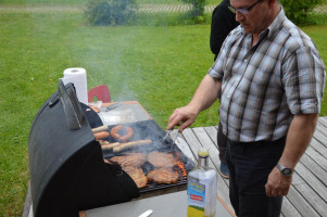 Der Mann des Abends war trotz aller Reden der Grillmeister