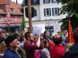 Kundgebung am Stadtplatz am 11.06.2016